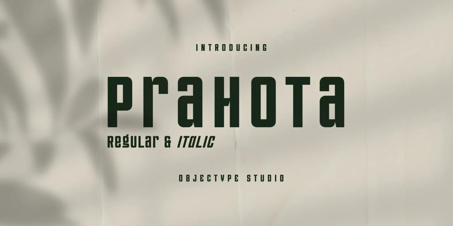 condensed display font