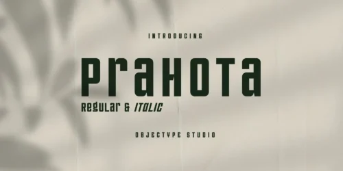 condensed display font