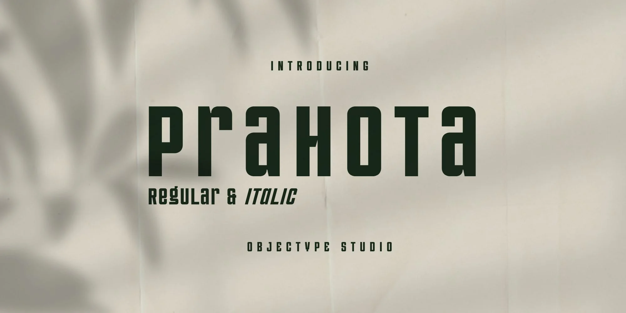 condensed display font