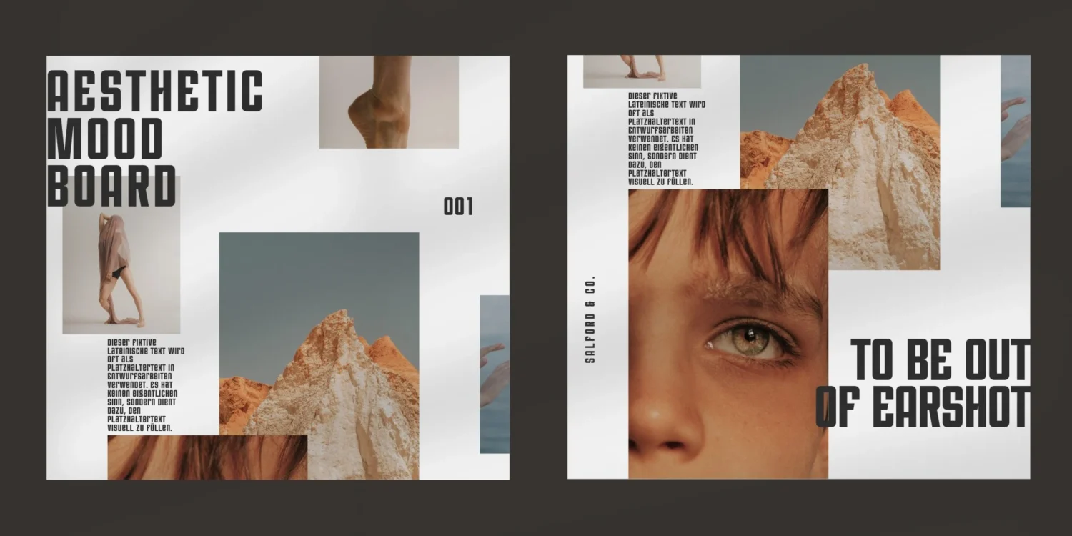 condensed display font
