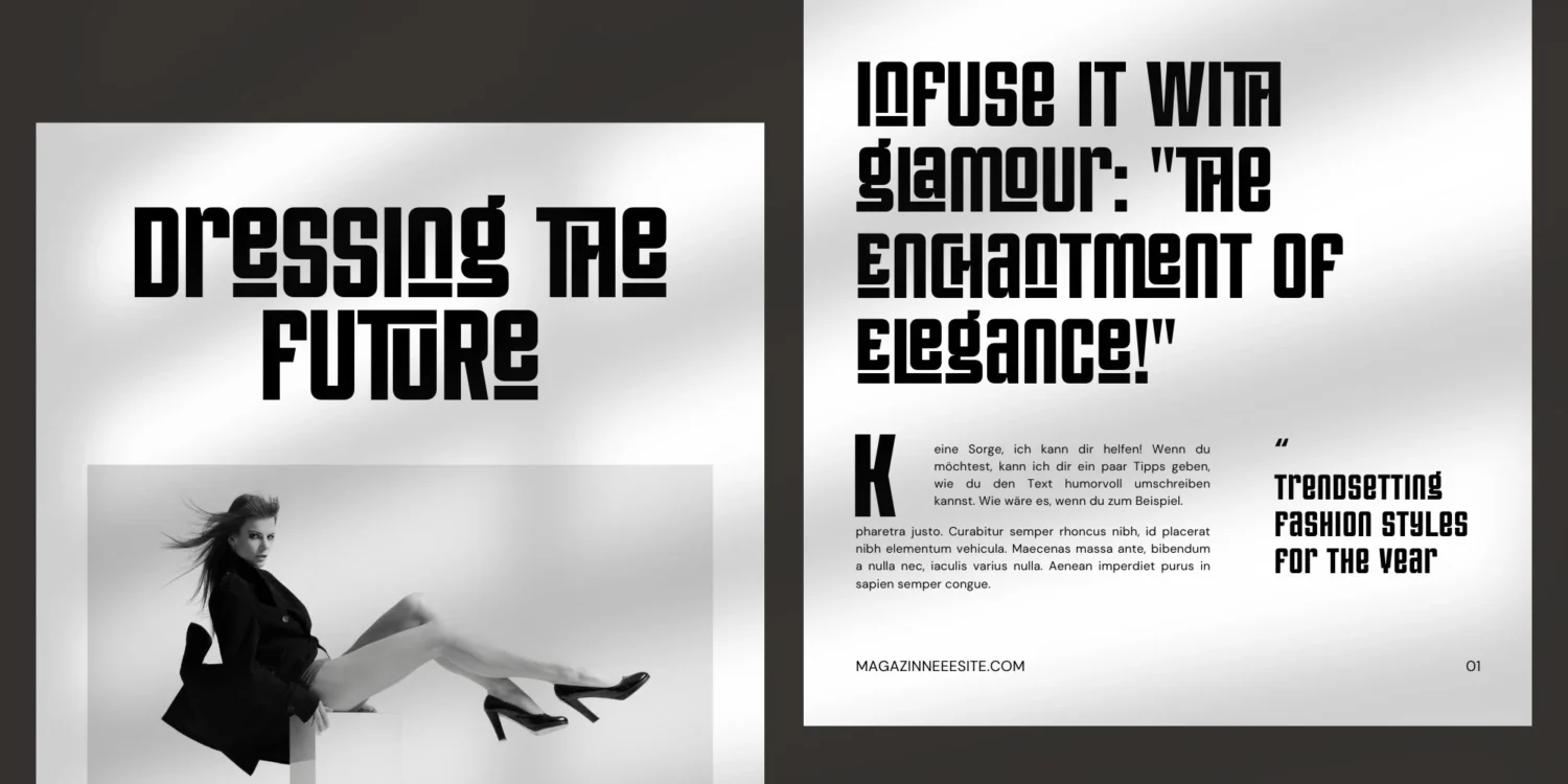 condensed display font