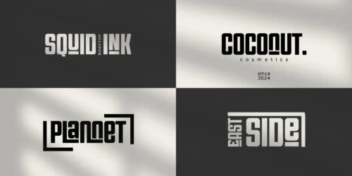 condensed display font