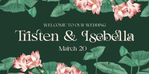minimalist wedding invitation serif font