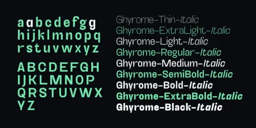 sans serif font