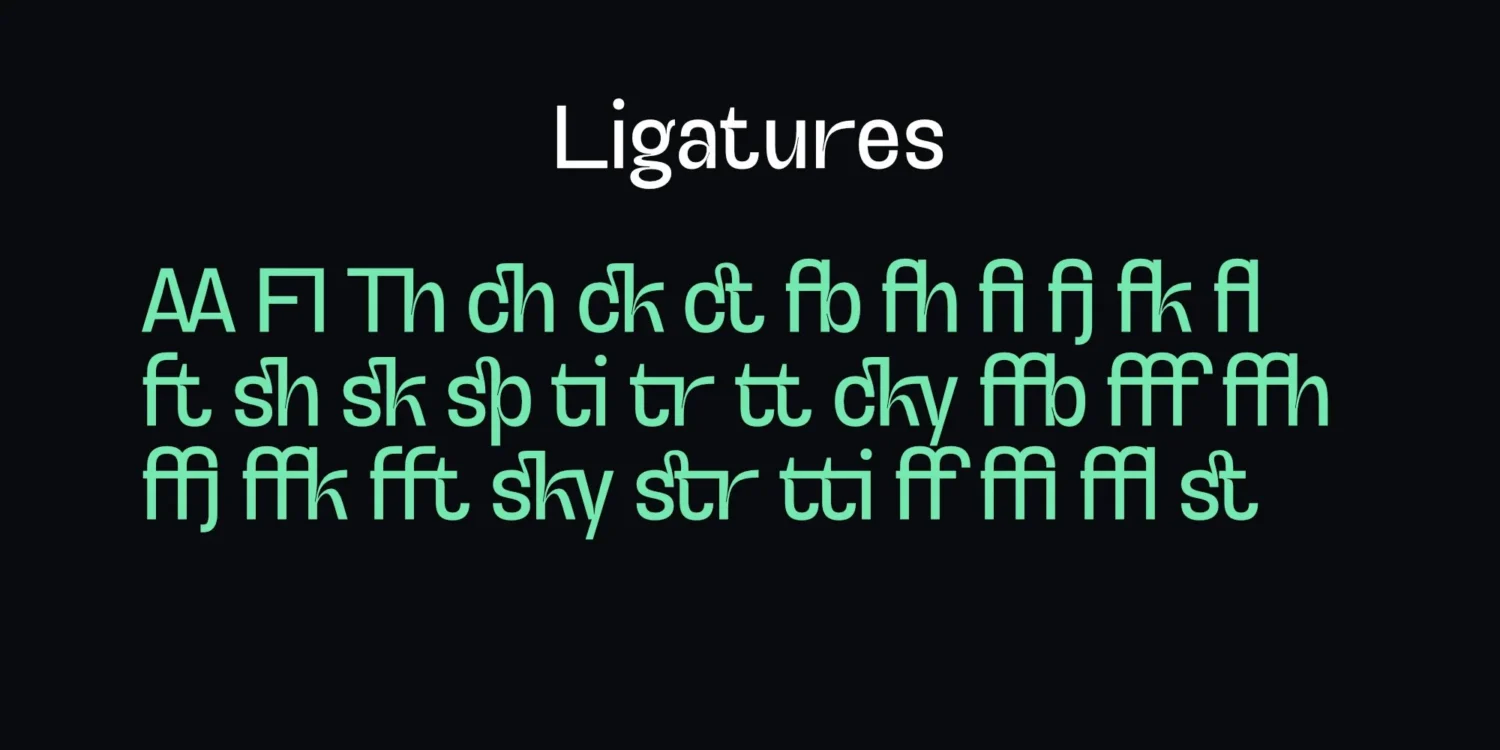 sans serif font