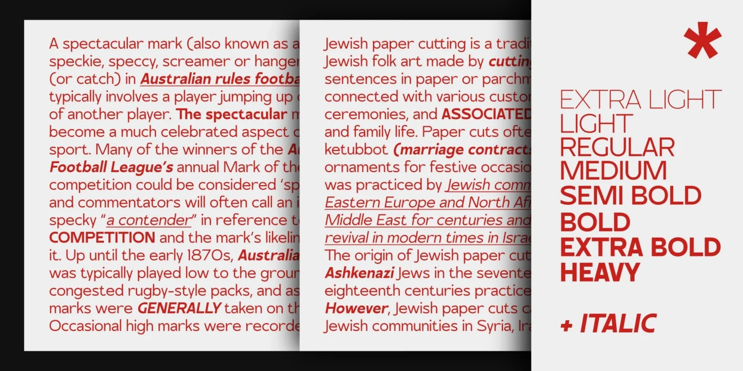 modern sans serif font