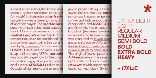 modern sans serif font