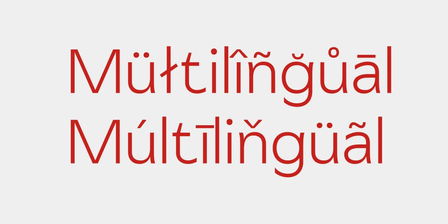 modern sans serif font