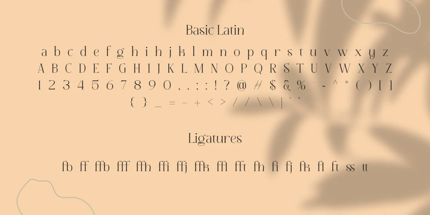 Serif Font