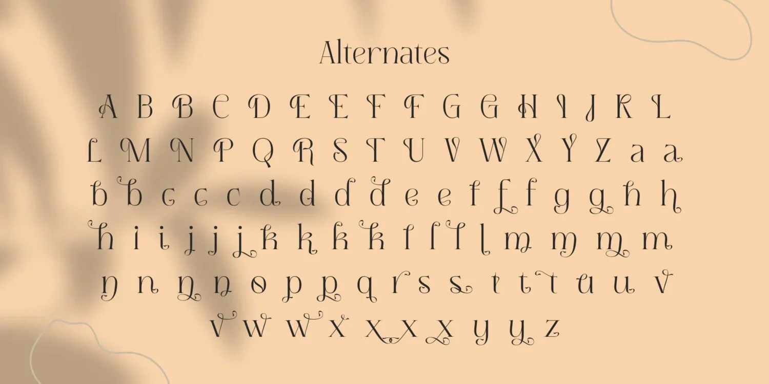 Serif Font
