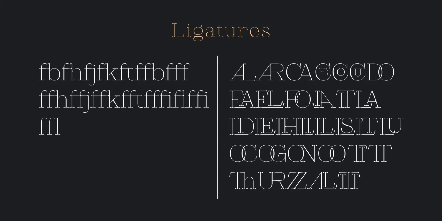 serif font