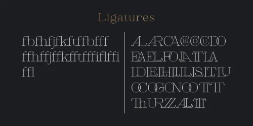 serif font