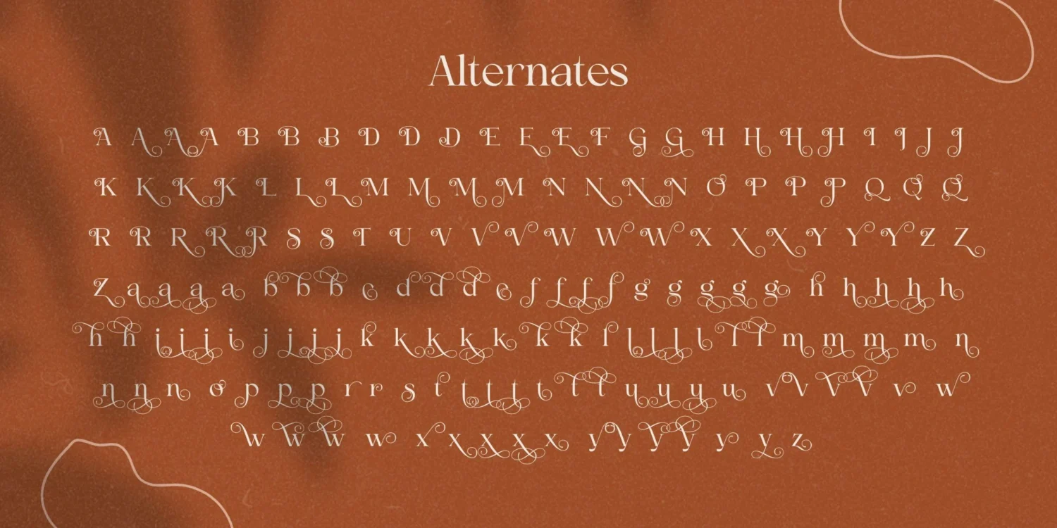 serif font