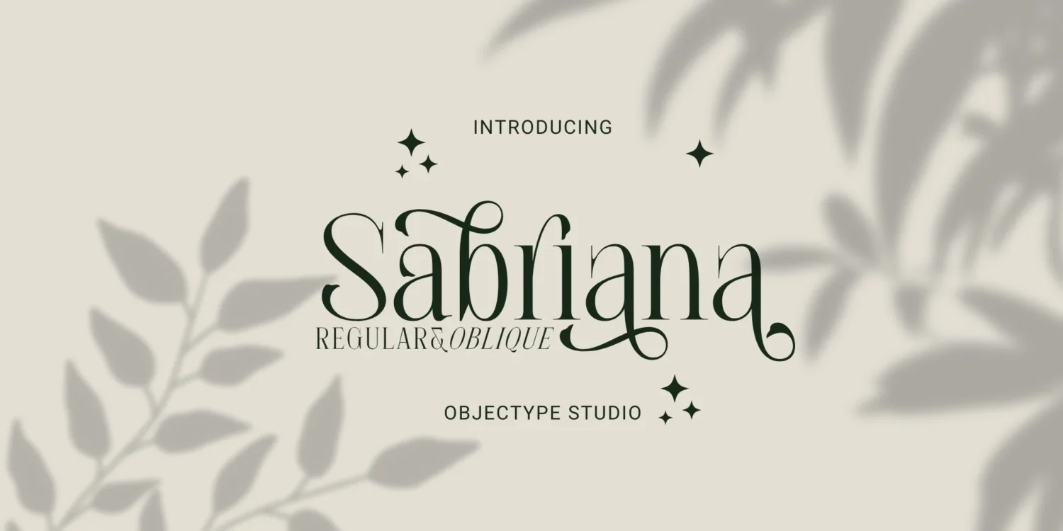 serif font