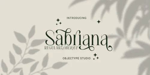 serif font