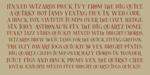 serif halloween font