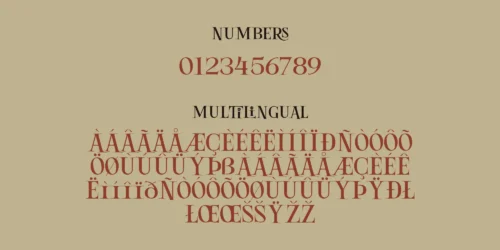 serif halloween font